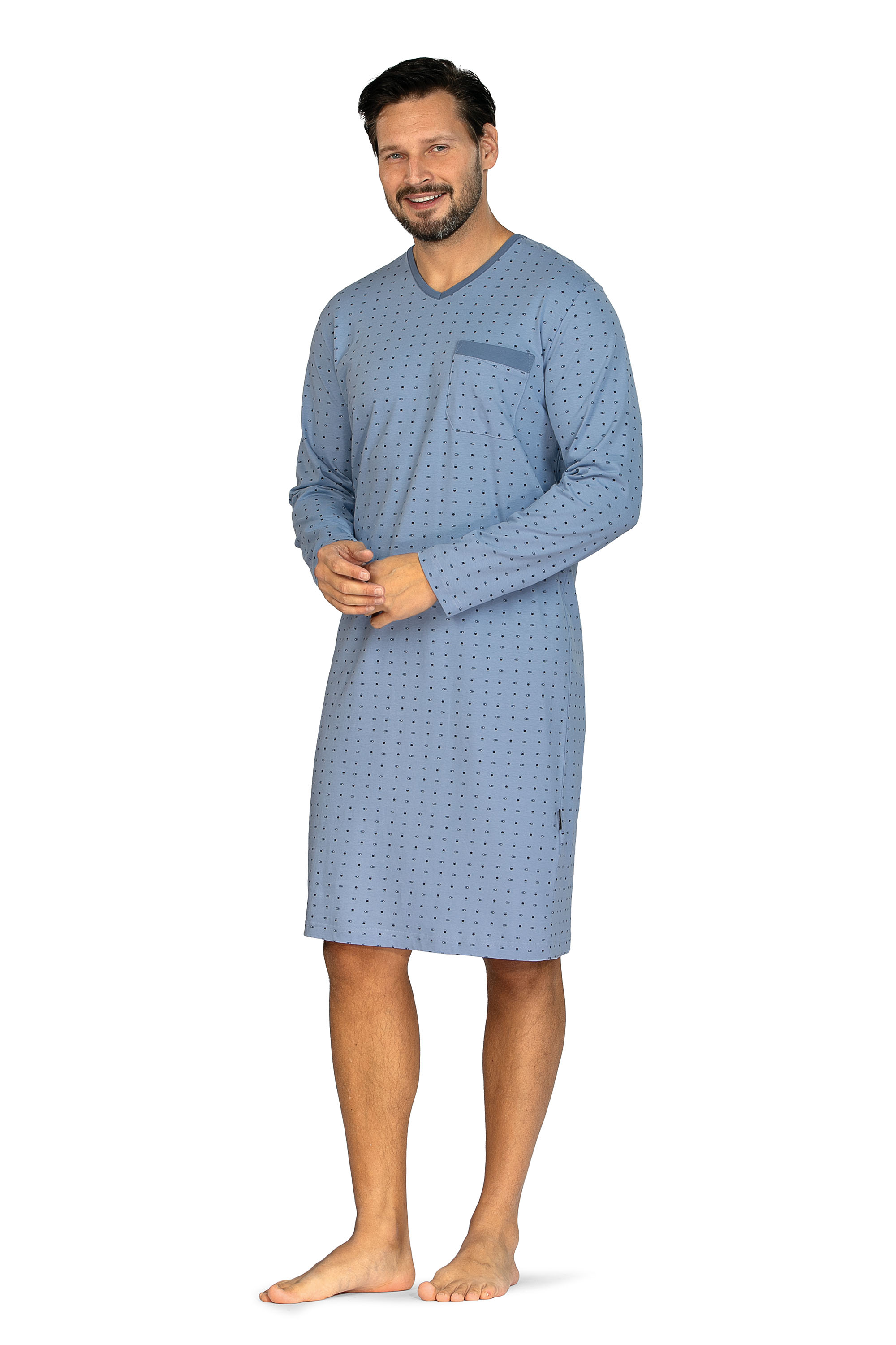 Herren Nachthemd